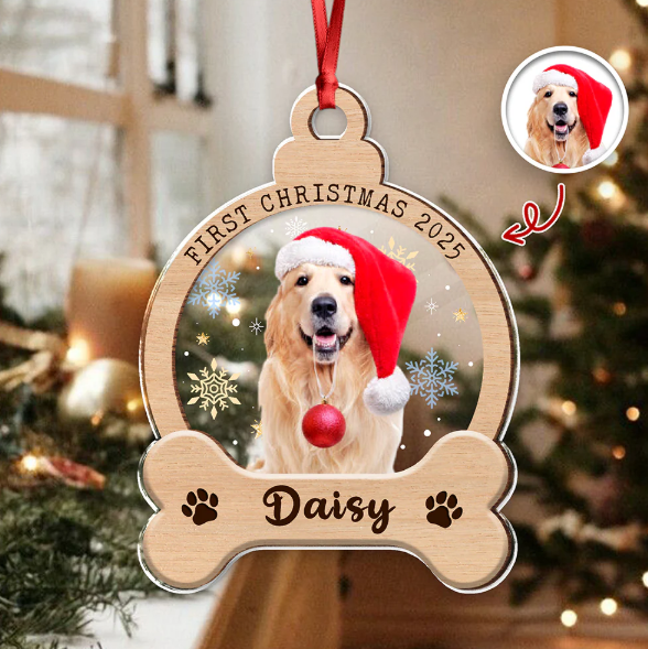 pet Christmas custom ornaments