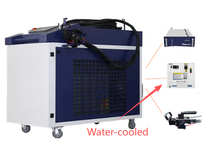 continuous wave laser cleaning machine