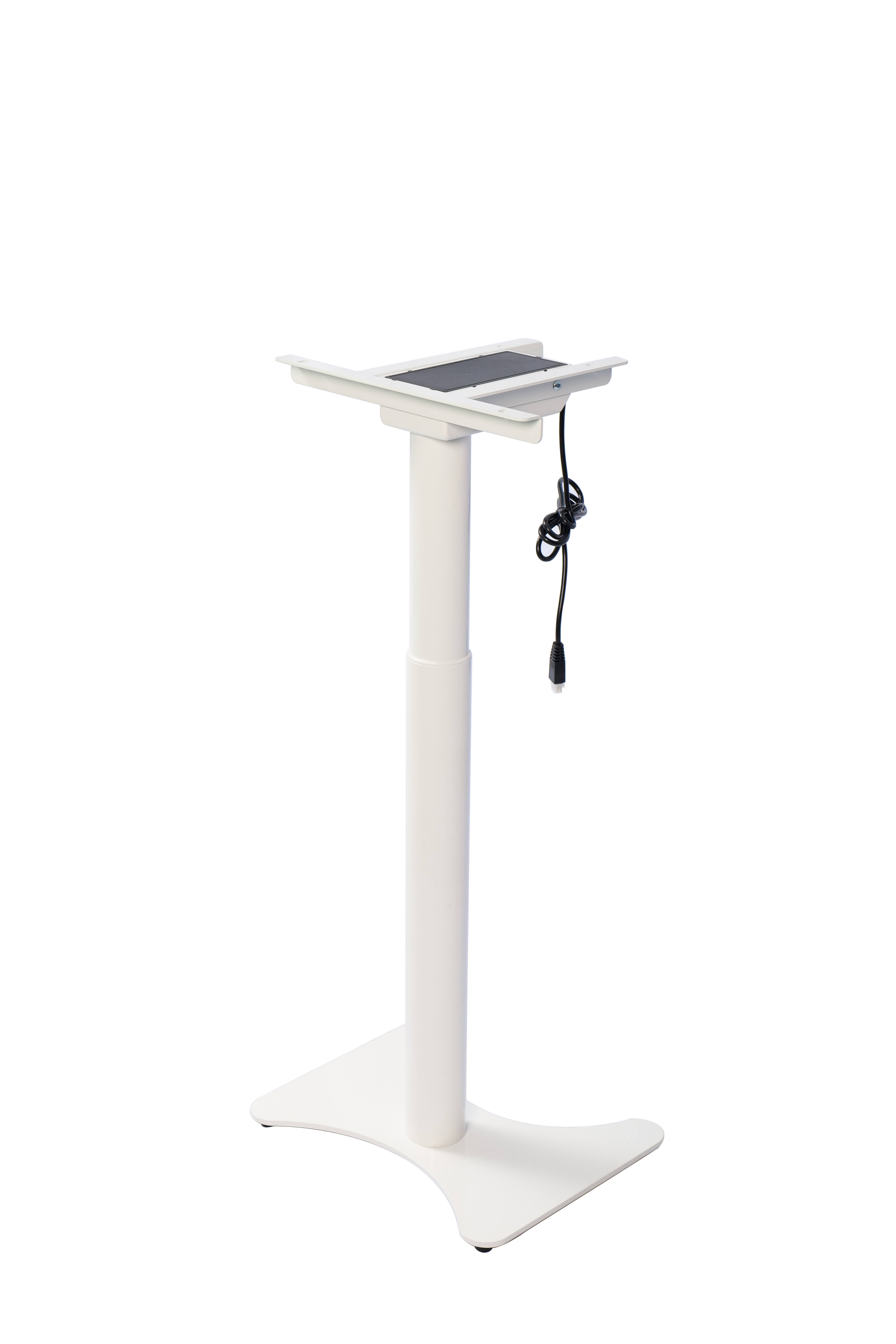 The Huagang electric height-adjustable table frame offers smooth, quiet, and effortless height adjustments via a reliable motorized system. Designed for stability and durability, it supports various tabletop sizes and weights, ideal for home offices or workspaces.