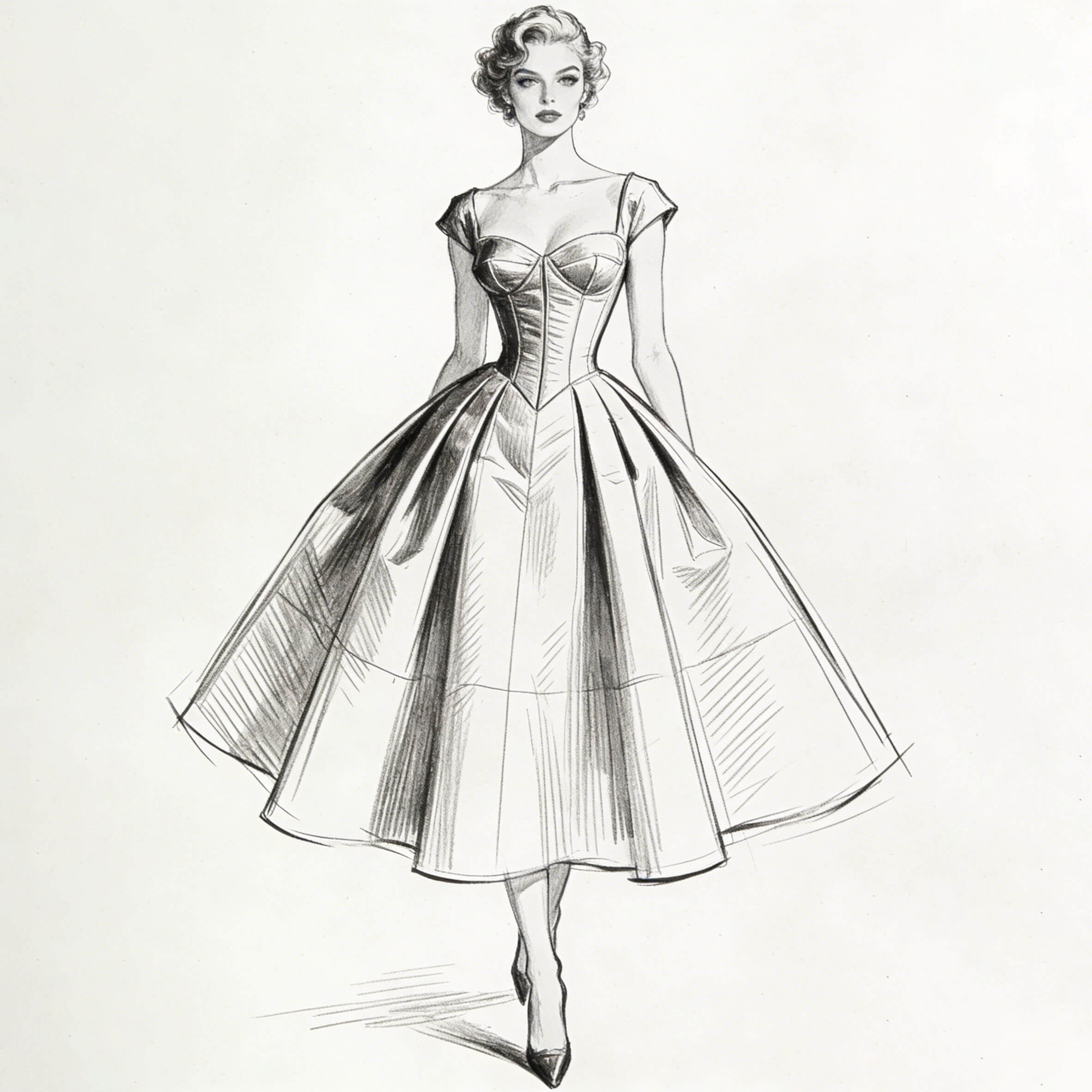 A-line dress