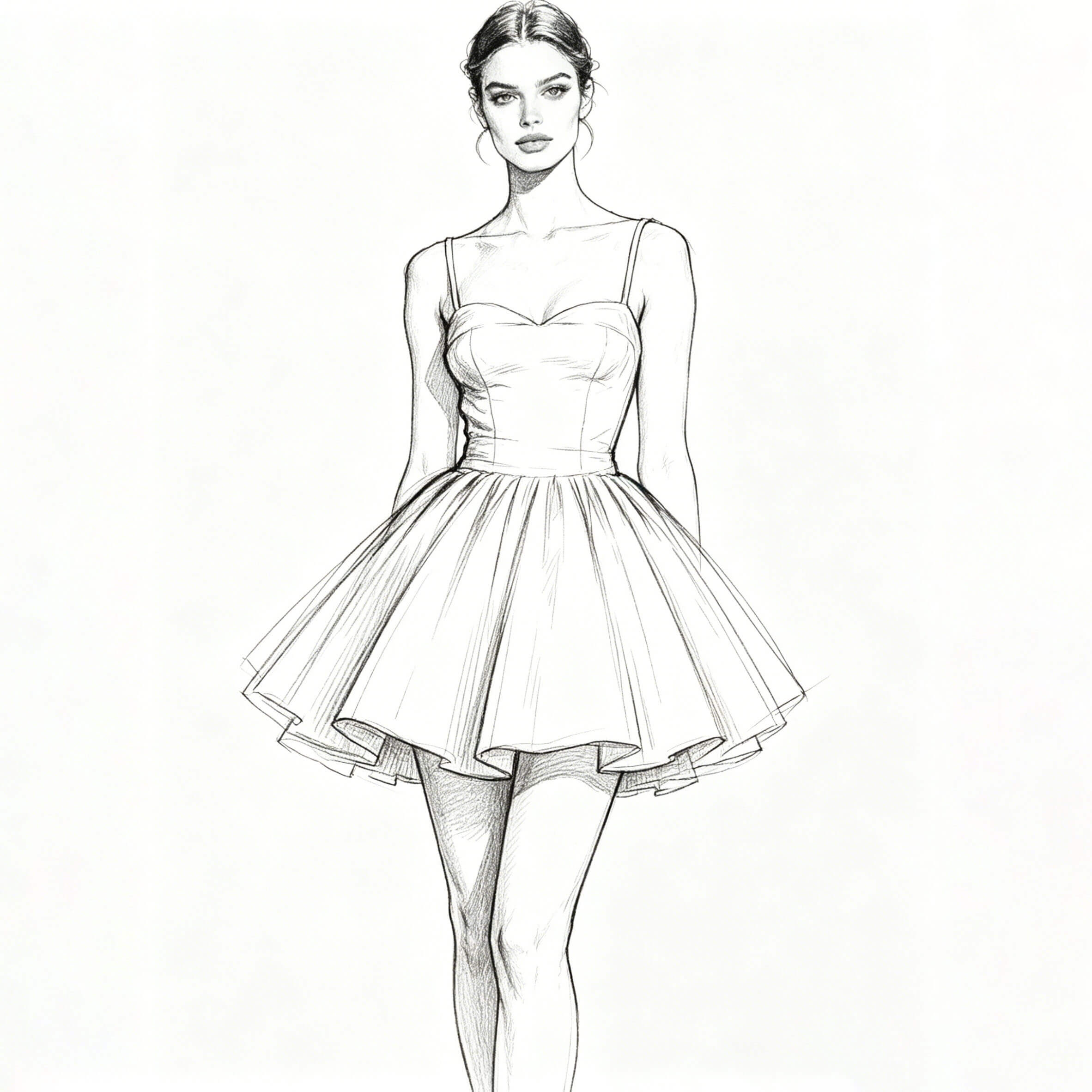 Puffy dress