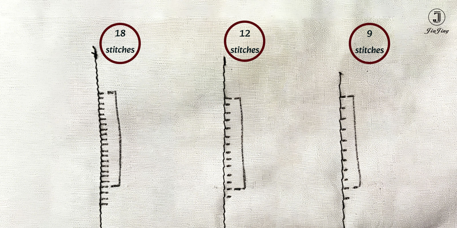 High-quality clothing stitch comparison