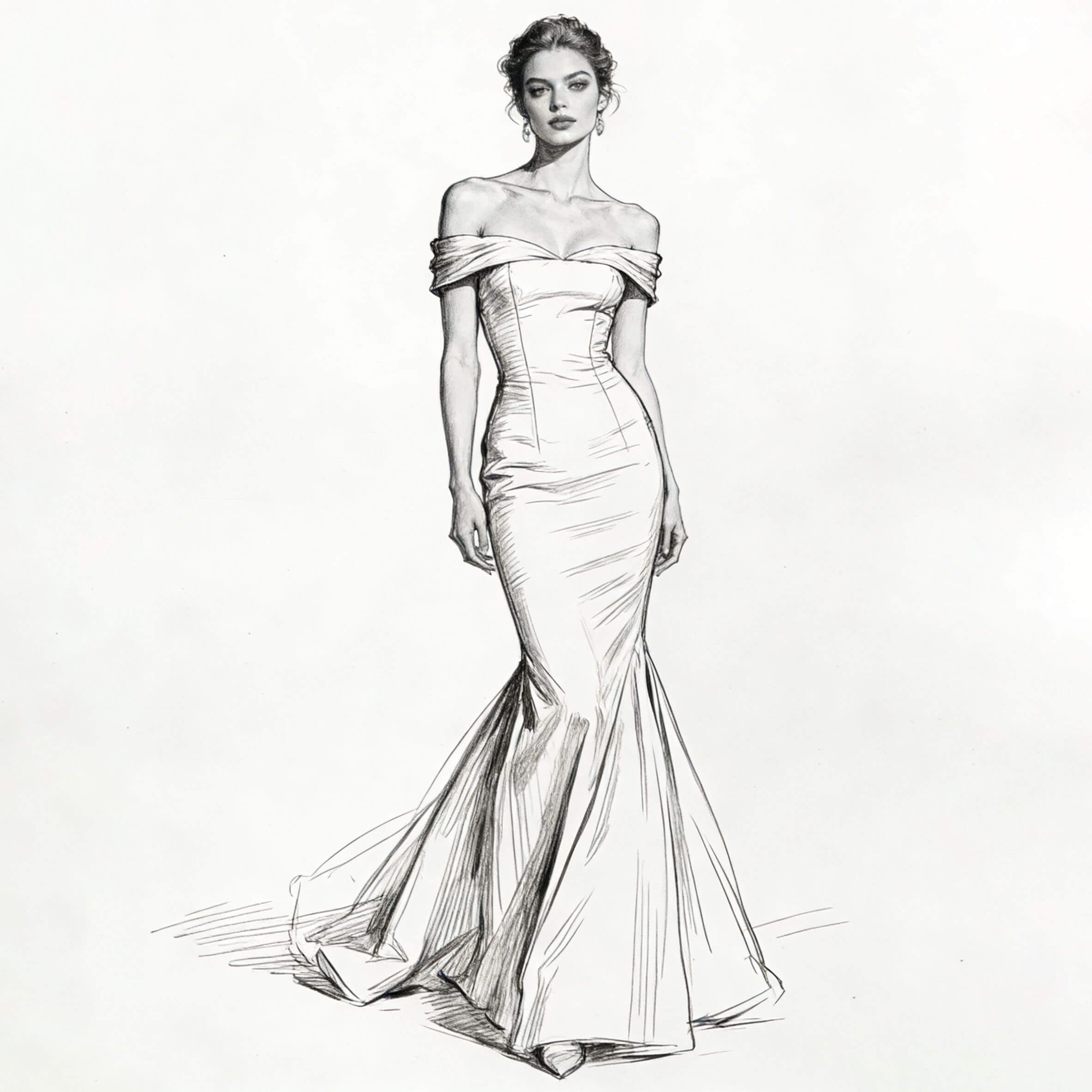 Fishtail dress