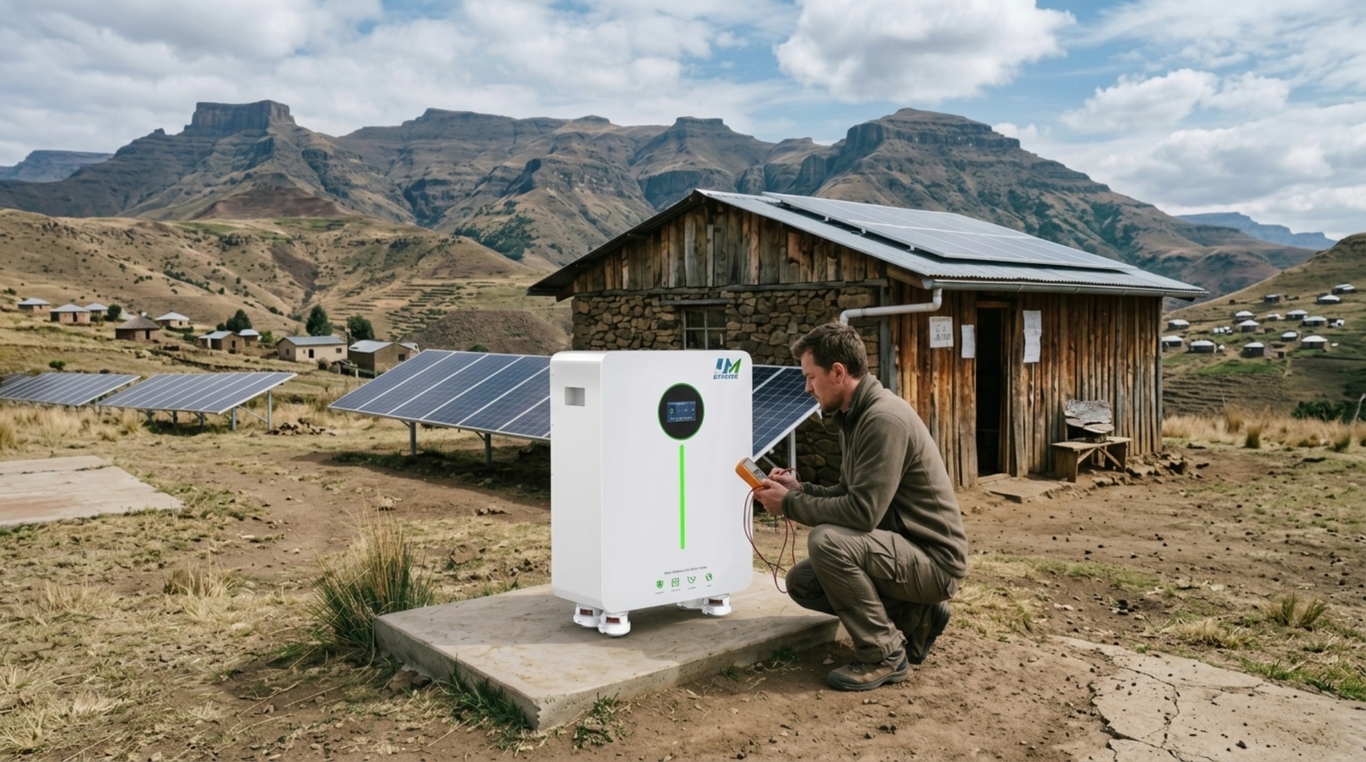Netzunabhängiges Solar-Mikronetz mit LiFePO4-Batteriespeicher in einer ländlichen Gemeinschaftsklinik Nepal