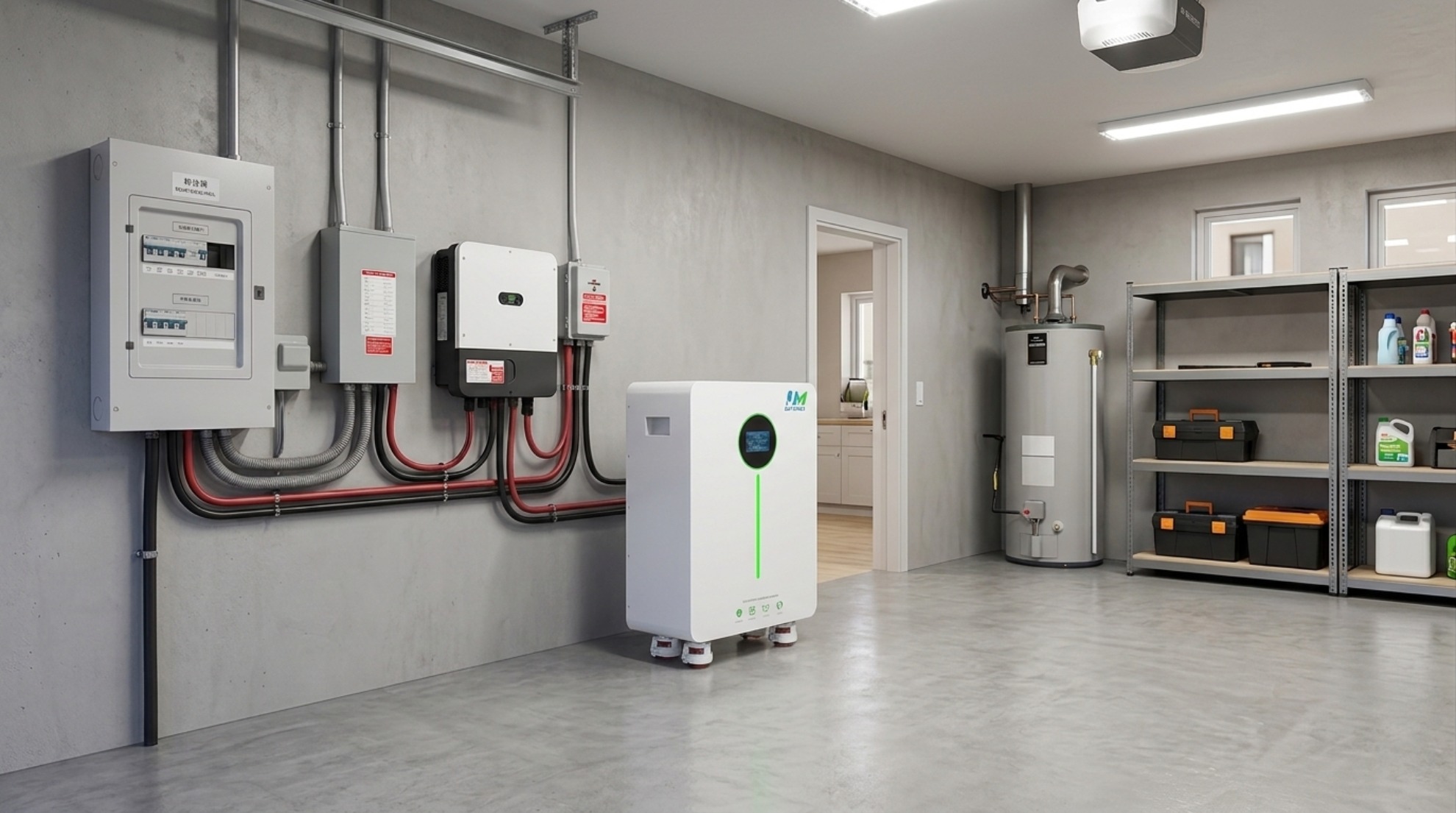 Netzgebundene LiFePO4-Heimbatteriespeicheranlage im heißen Wüstenklima von Arizona