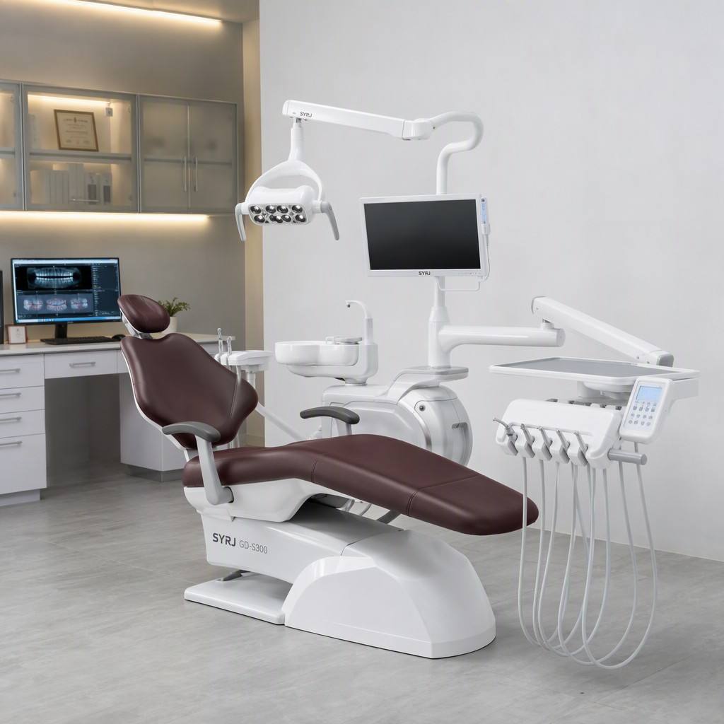 Essential specs for future-proof integrated dental unit connectivity, featuring the SYRJ Medical gds 300 dental chair as a leading one stop clinic solution provider.