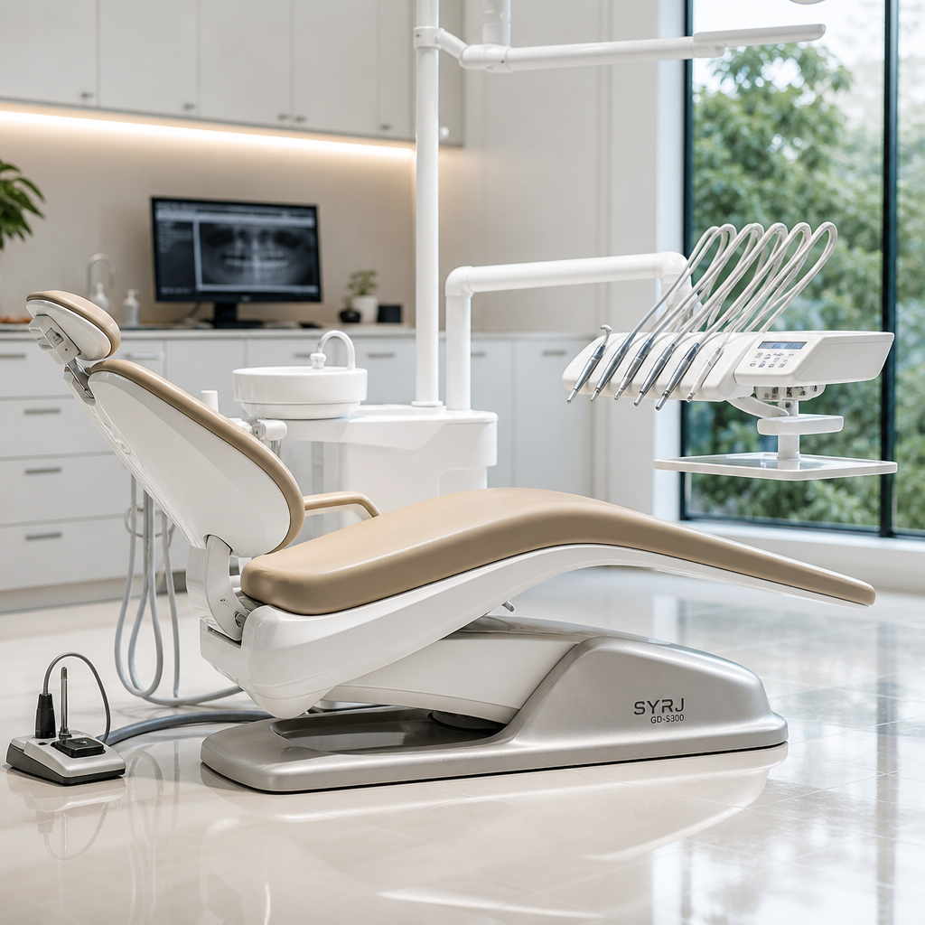 syrj-gds300-technical-parity-photograph.jpg —— Professional side profile of SYRJ GD-S300 highlighting the premium cast aluminum base and clinical durability for turnkey solutions.