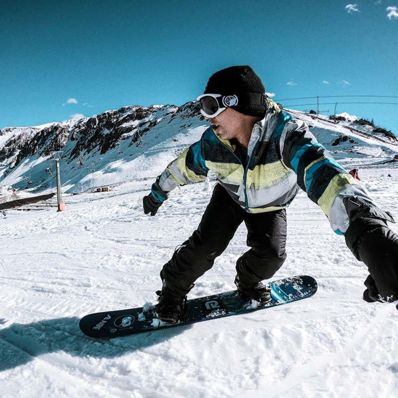 A Person is Engaged in Alpine Skiing