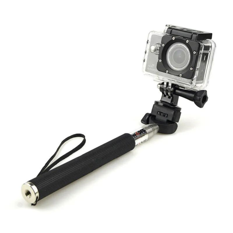A Waterproof Case Mounted on a Selfie Stick