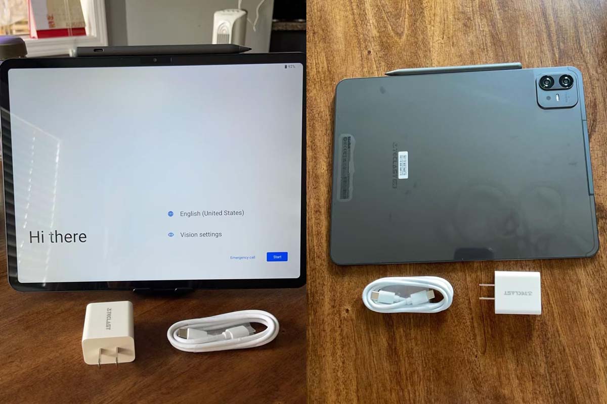 All Components Included in the Packaging Box of TECLAST ArtPad Pro Impressive Tablet