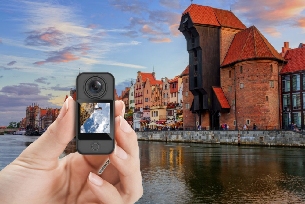 Capturing Cityscapes with an SJCAM C300 Action Camera