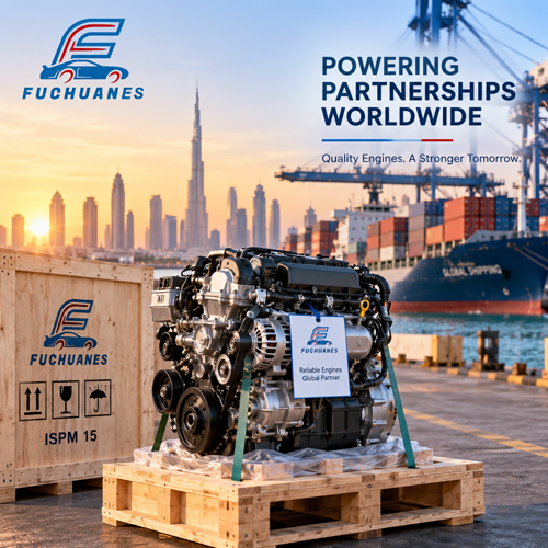 Fuchuan authorized engine agent partnership with a Middle East distributor in Dubai