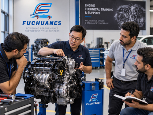 Fuchuan technical training and engine support for Middle East distributor partners