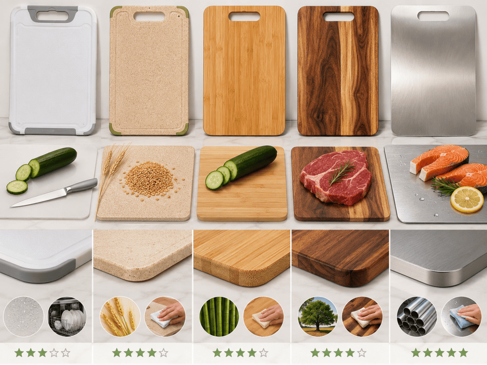 Different cutting board materials manufactured in China