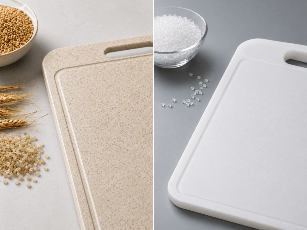 Wheat Straw Fiber + PP vs Traditional PPHDPE