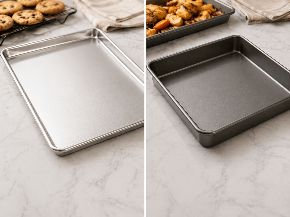 Cookie sheet vs baking tray comparison