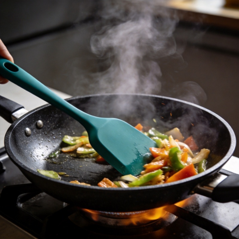heat resistant silicone cooking utensils for nonstick cookware
