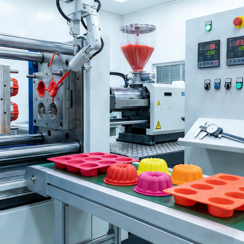 silicone bakeware manufacturers factory production line