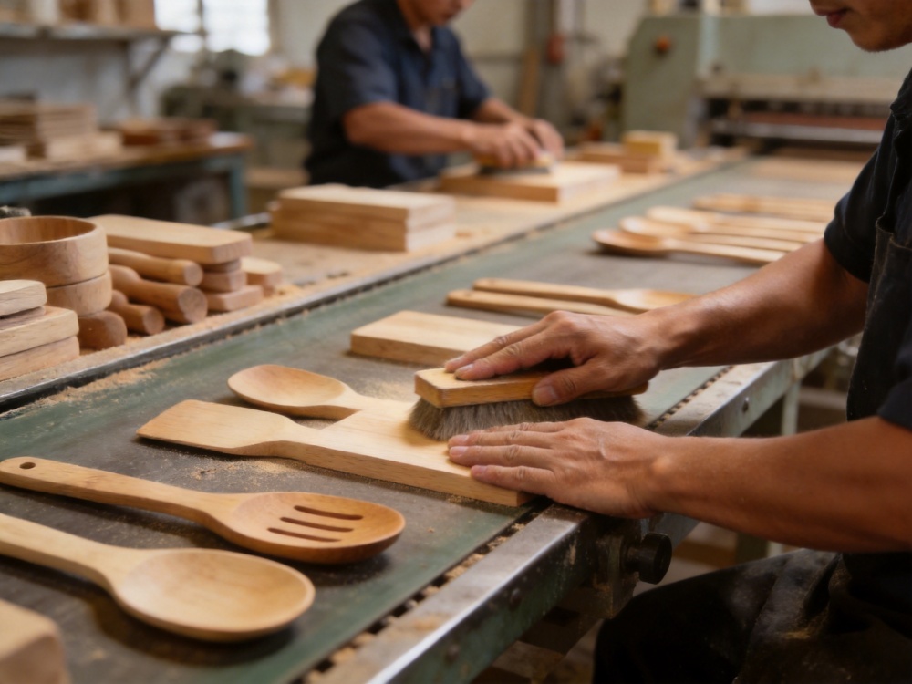 OEM wooden kitchen utensil manufacturing for wholesale kitchenware brands
