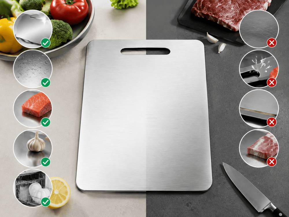 Stainless Steel Cutting Board Pros and Cons