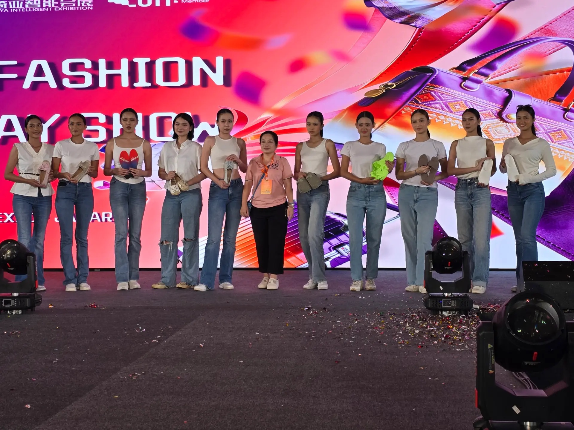 2026 ASIA FASHION INDONESIA SHOW main stage at JIExpo Jakarta presenting footwear innovations