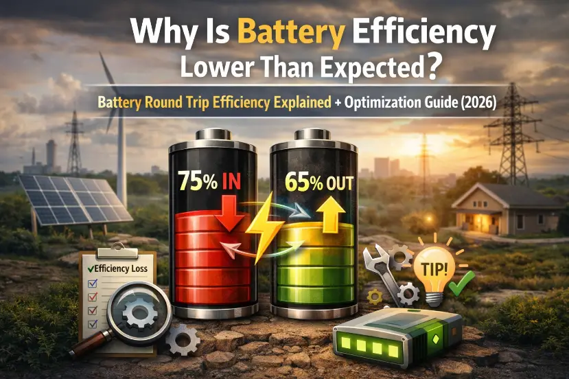 Battery Round Trip Efficiency: How Efficient Are Lithium-Ion Batteries?