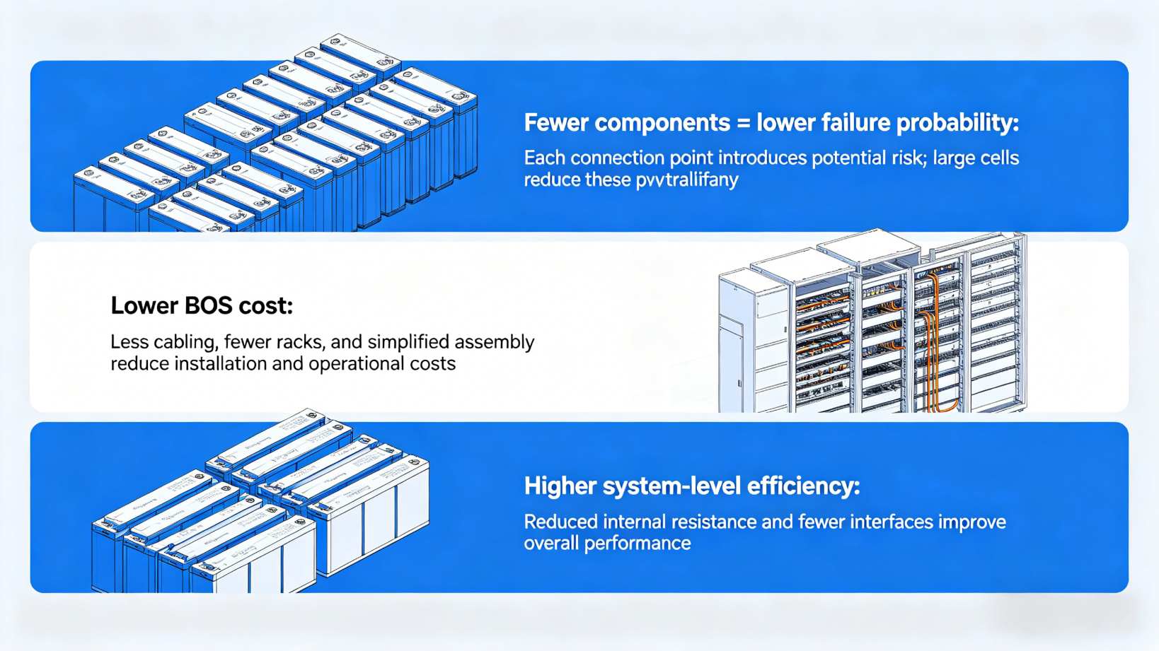 Why Are More Battery Energy Storage Systems Adopting Large Cells? Have You Really Chosen the Right Battery Cell?-PCENERSYS