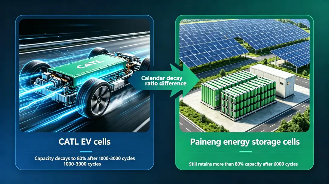 Power Batteries vs Energy Storage Batteries: Lifecycle and Degradation Differences
