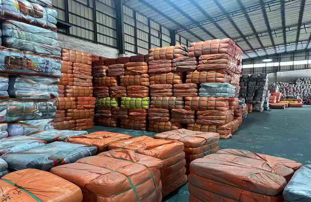 The factory has a large inventory