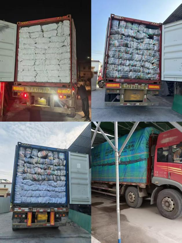 Guangzhou Tengchao Trading can load up to 28.5 tons into a 40ft HQ container