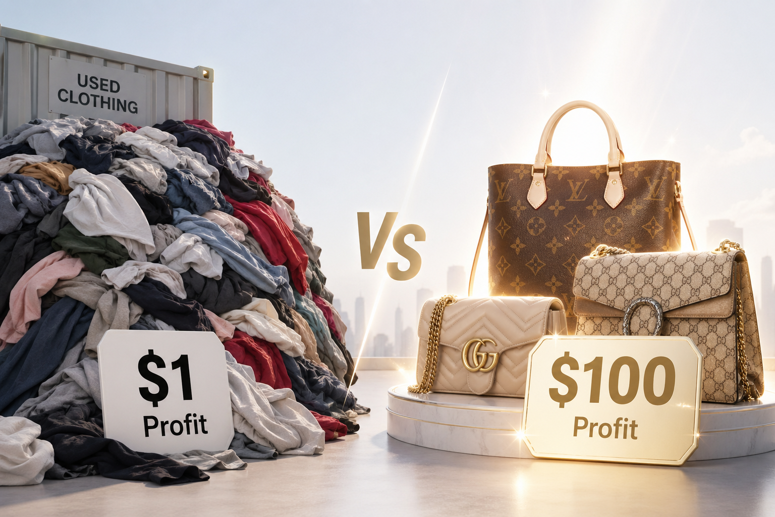 Why wholesale used luxury bags are more profitable than used clothes