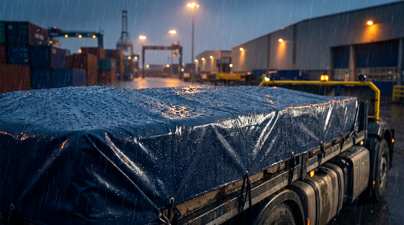PVC tarpaulin truck cover