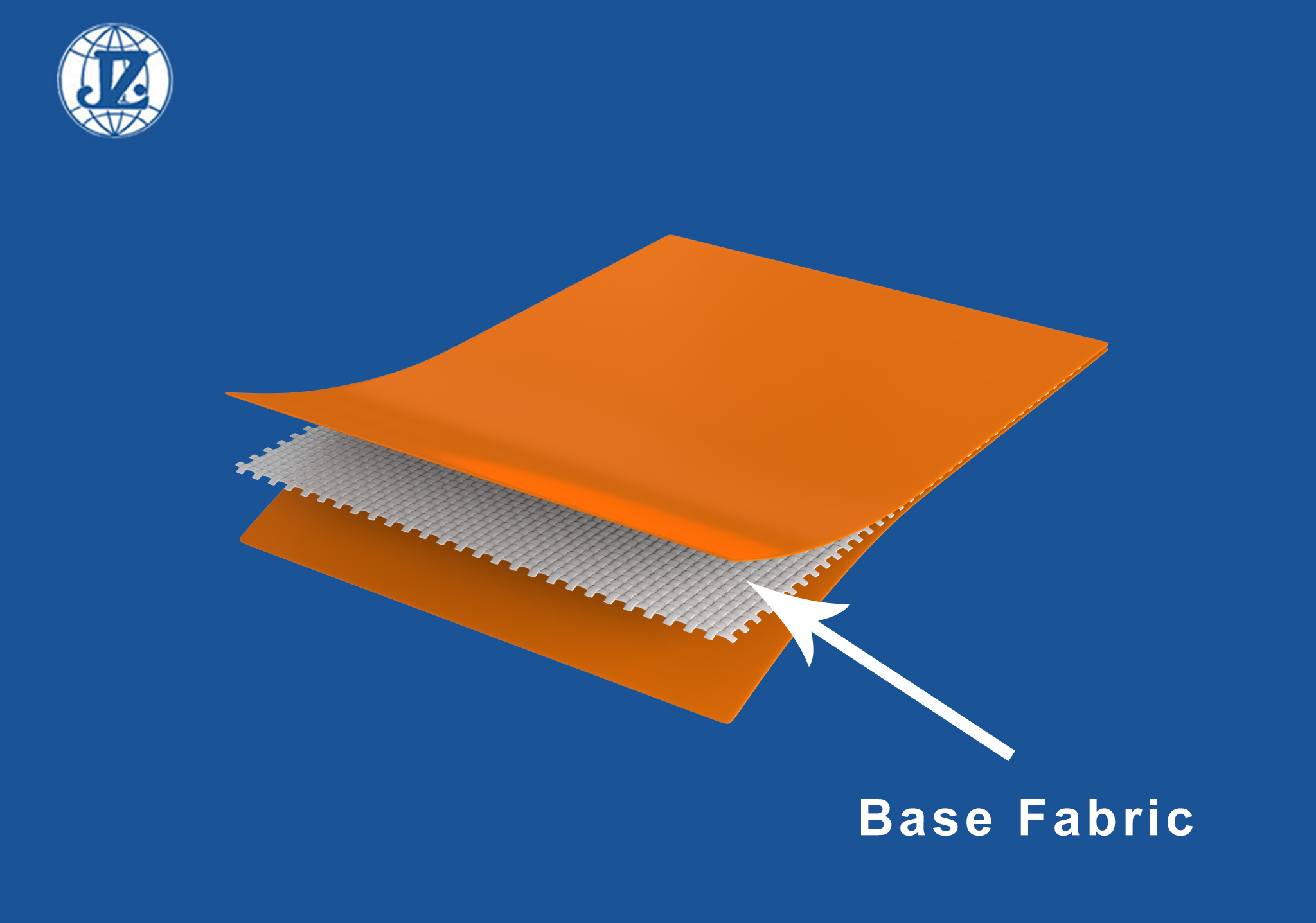 The base fabric of PVC knife coated tarpaulin