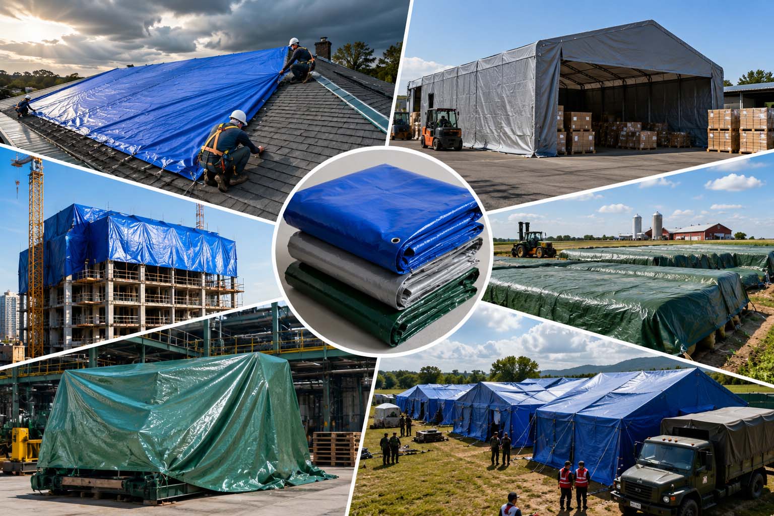 large roof tarps