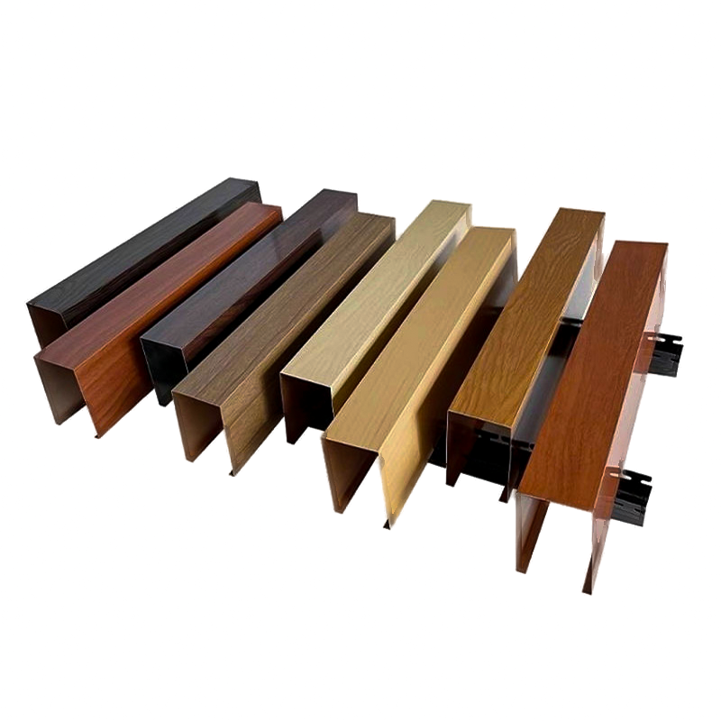 Aluminum Baffle panel structure