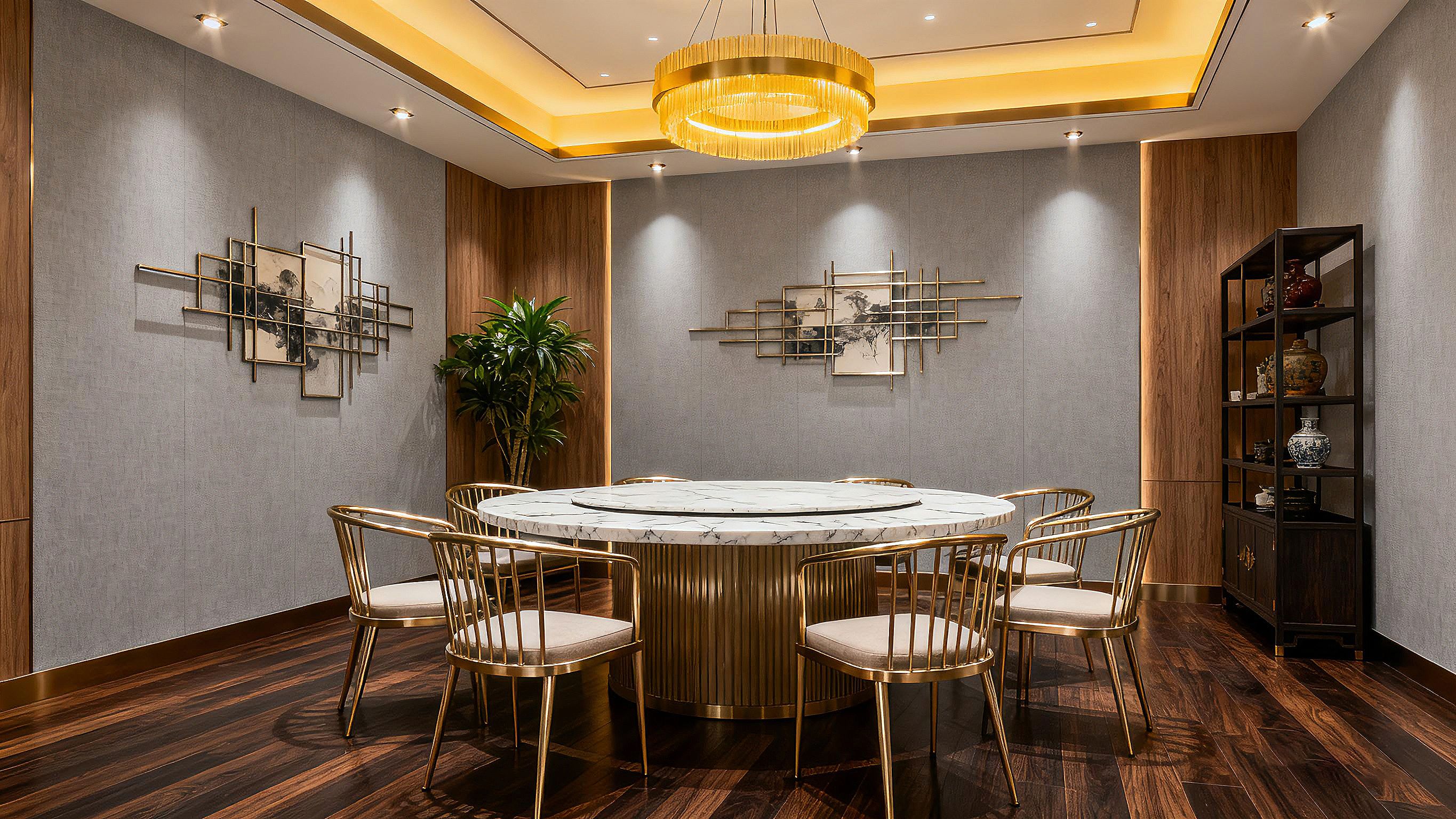 hotel restaurant wall panels