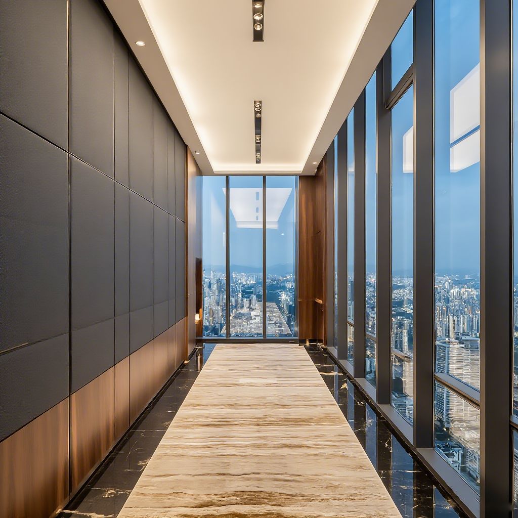 hotel coworking space wall panels