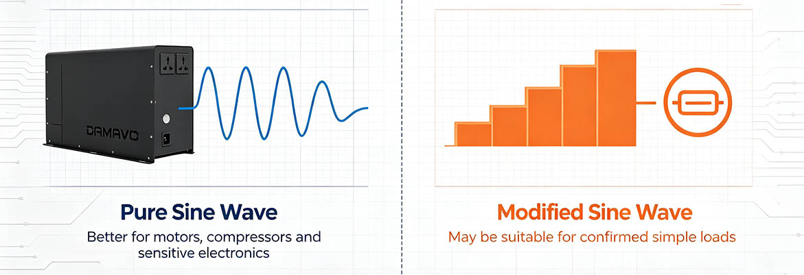 Pure Sine Wave Inverter vs Modified Sine Wave Inverter