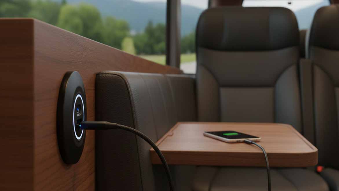Dual USB-C or USB-C PD car charger solutions for rv