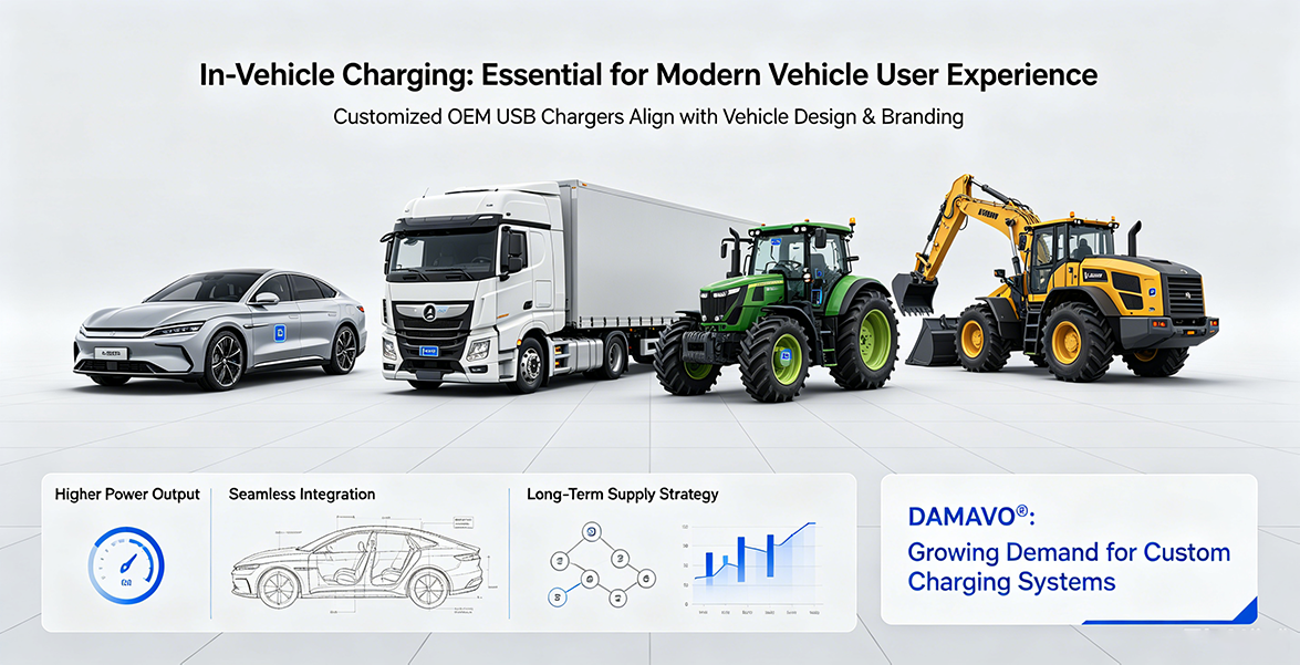why OEM Automotive USB Chargers Matter in Modern Vehicles