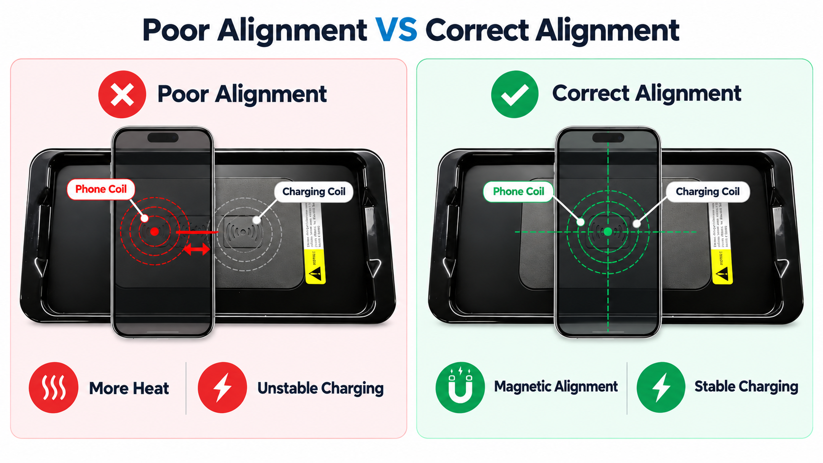 magnetic wireless charger,fast charging wireless charger,magnetic car charger