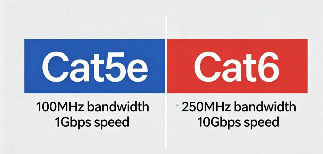 Cat5e vs Cat6