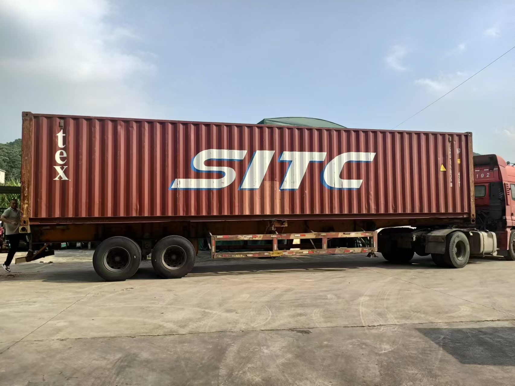 generator sets loaded in 40HQ container