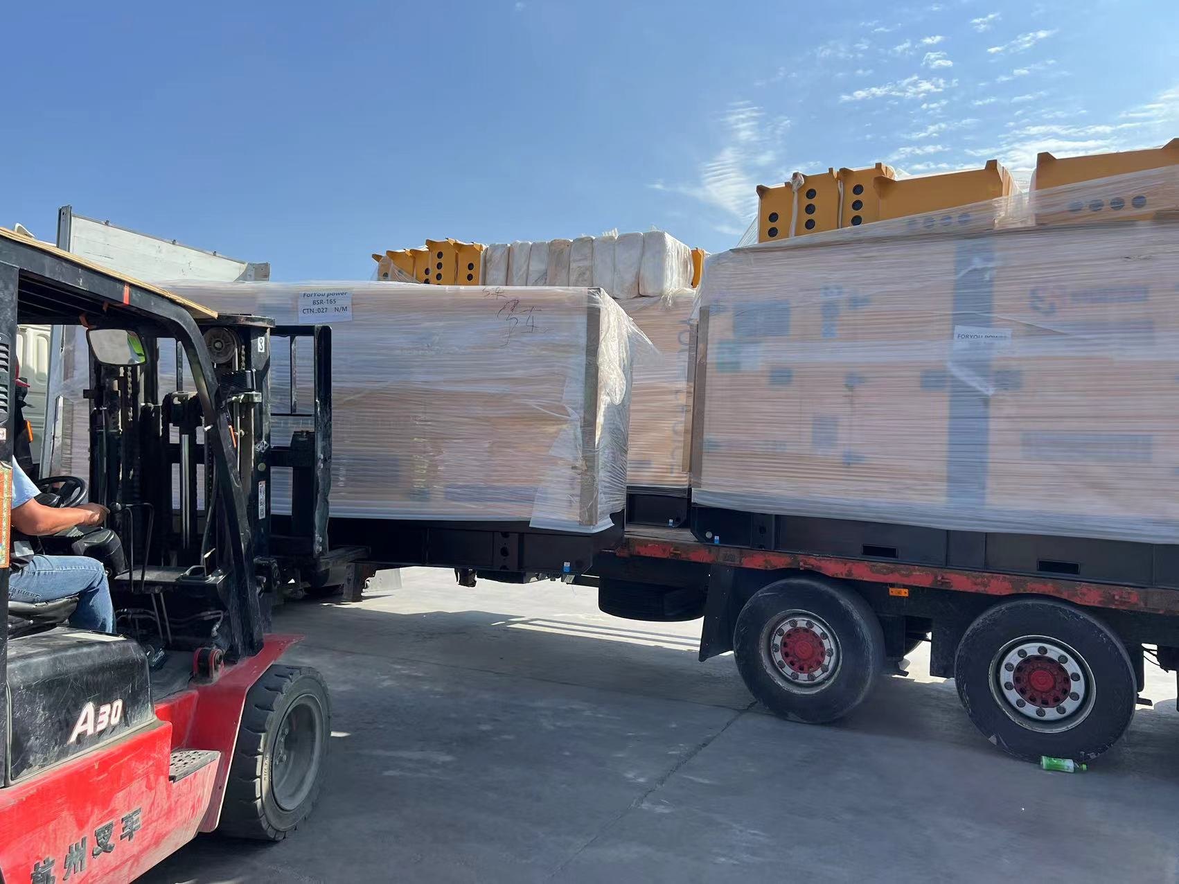 large diesel generator sets ready for delivery
