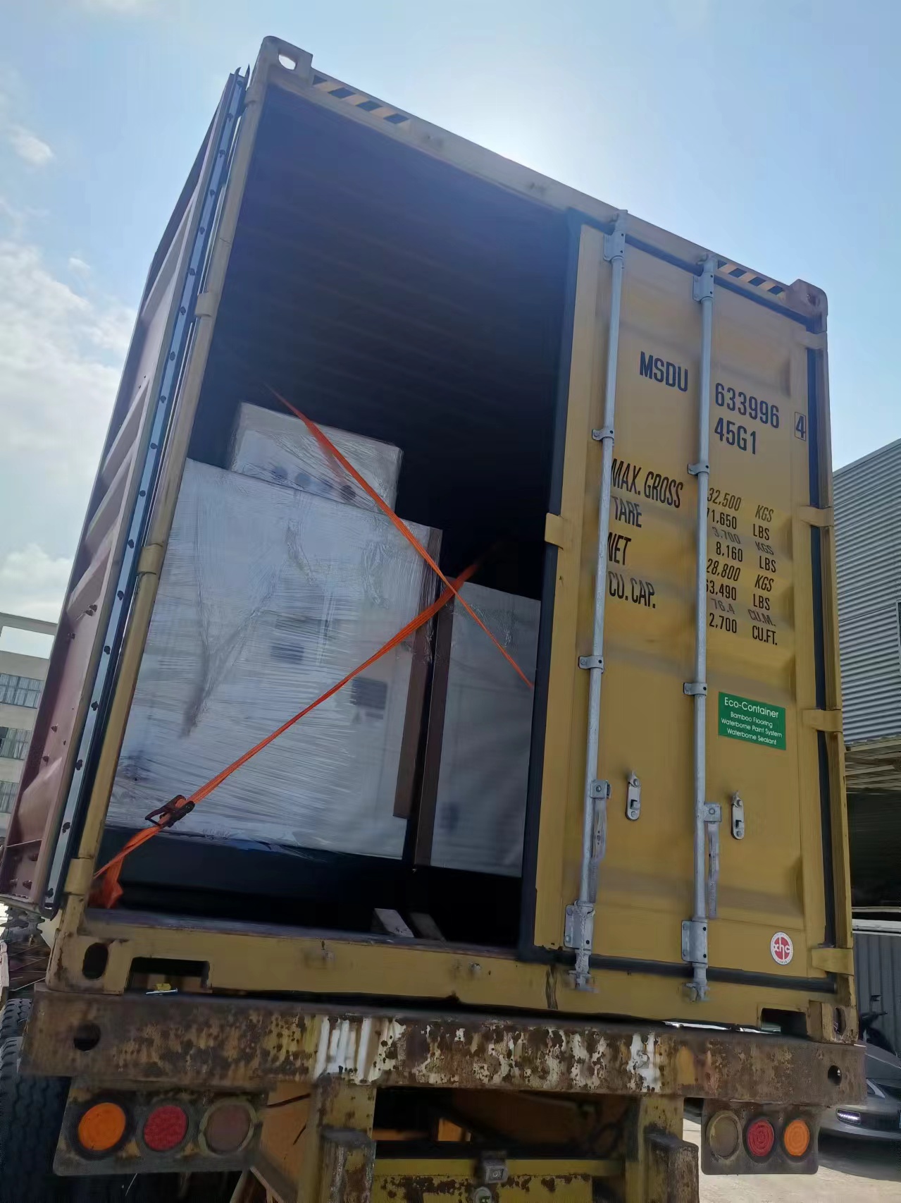 diesel generator forklift loading process