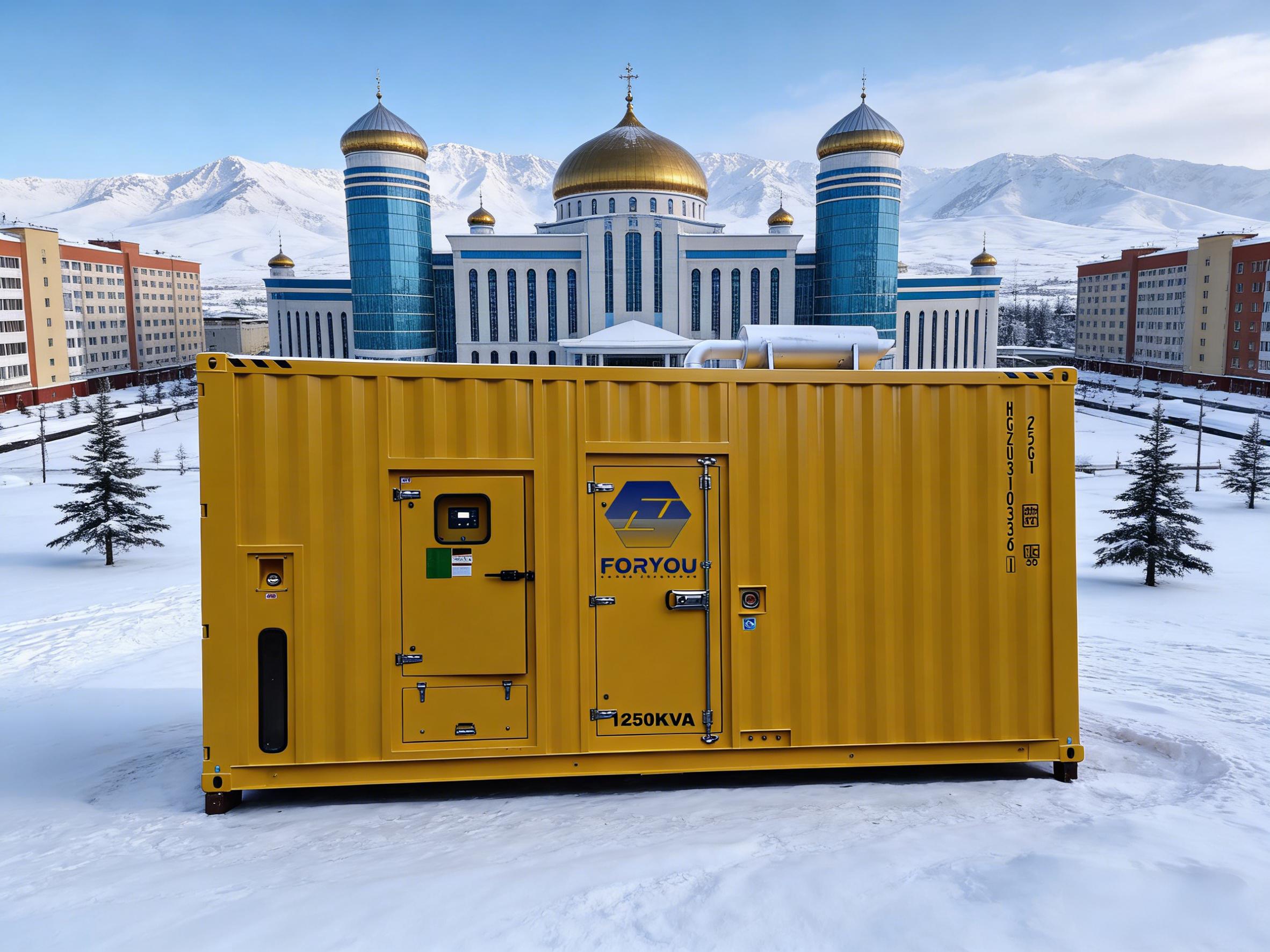 1000KW Container Genset for Kazakhstan Real Estate