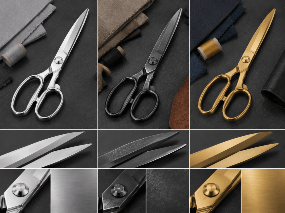 Stainless Steel vs Carbon Steel vs Titanium Scissors Comparison