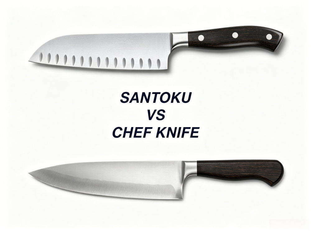 santoku knife vs chef knife