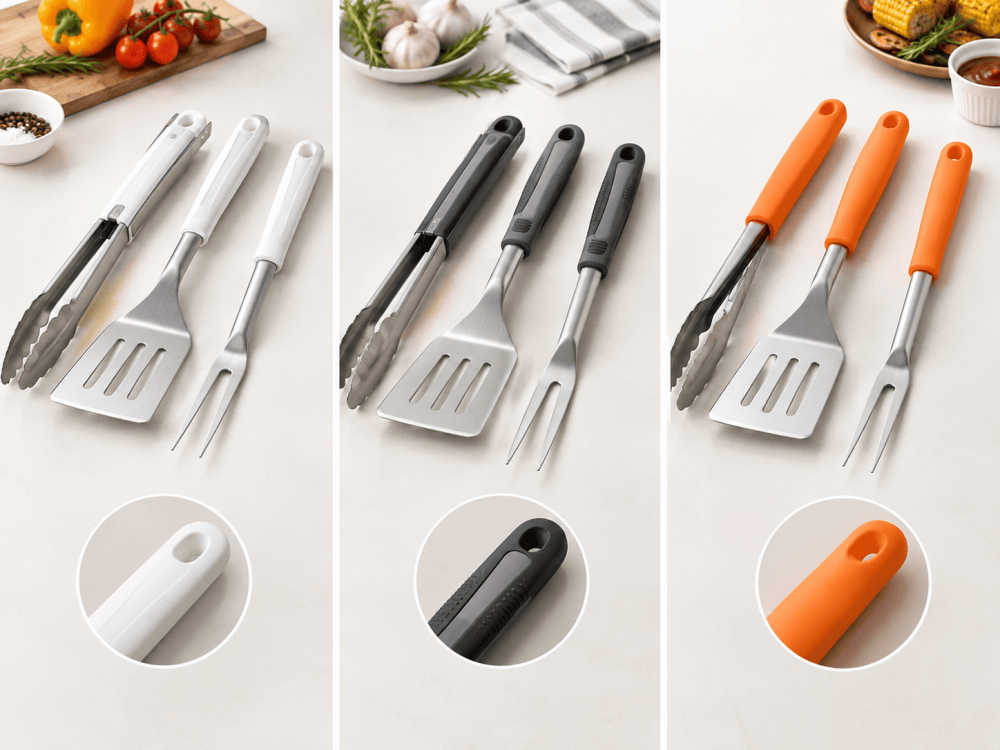 PP vs TPR vs silicone handles for BBQ tools