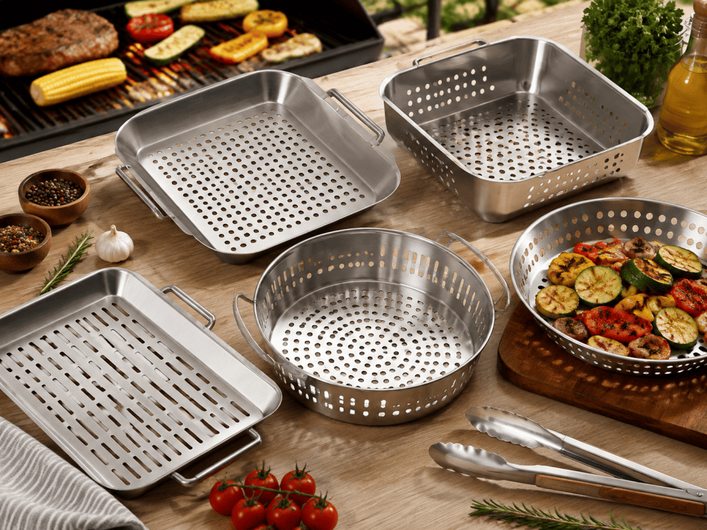 stainless steel BBQ grill pan buying guide